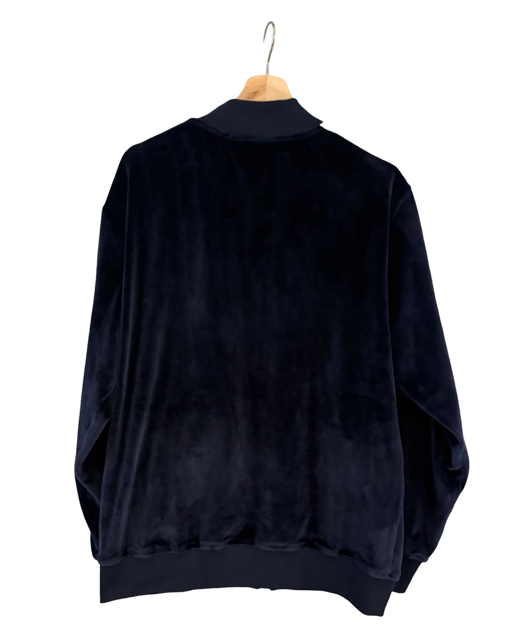 Palm Angels Blue Velvet Tracksuit Top & Bottom Set