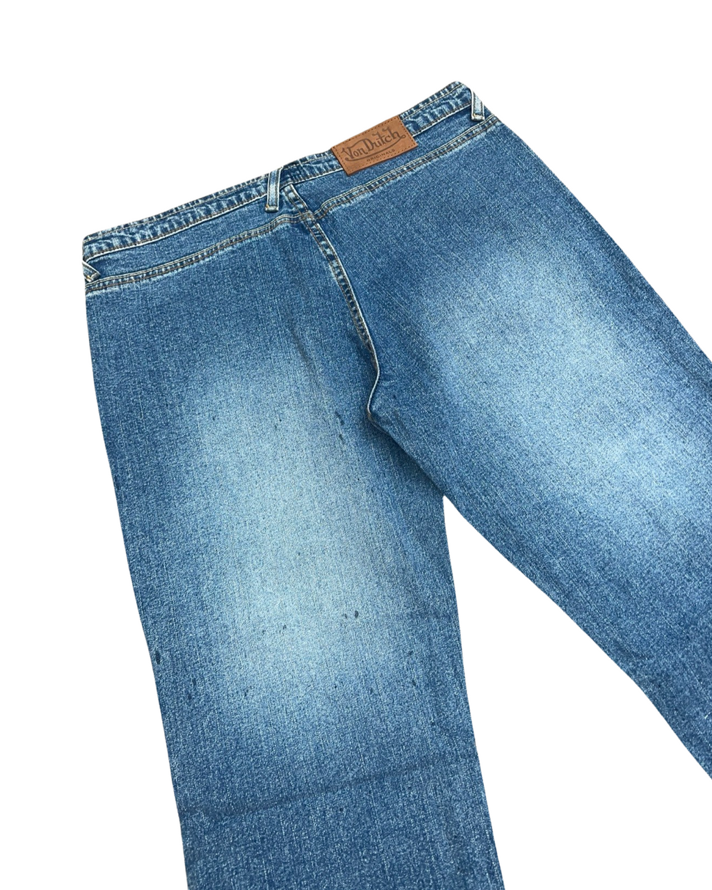 y2k Von Dutch Sample Big Print Jeans KIF Vintage