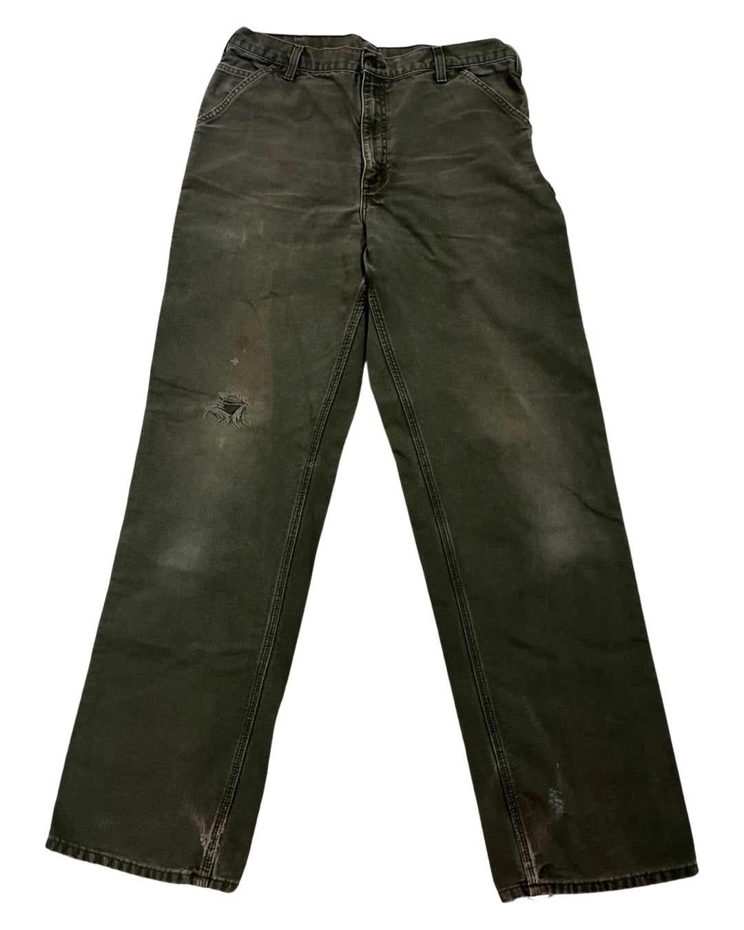 36 x 36 Vintage Carhartt Faded Olive Pants