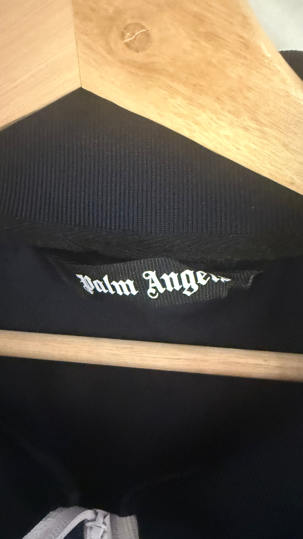 Palm Angels Blue Velvet Tracksuit Top & Bottom Set