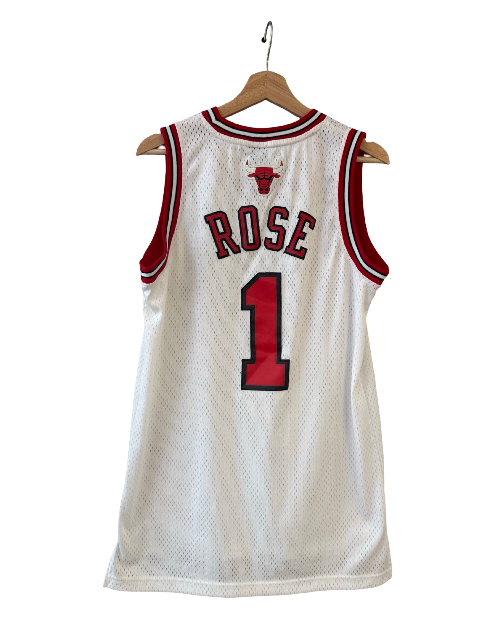 ヴィンテージ レア シカゴ ブルズ デリック ローズ 1番 NBA アディダス ルーキー ジャージ