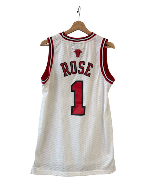 Vintage Rare Chicago Bulls Derrick Rose 1 NBA Adidas Rookie Jersey