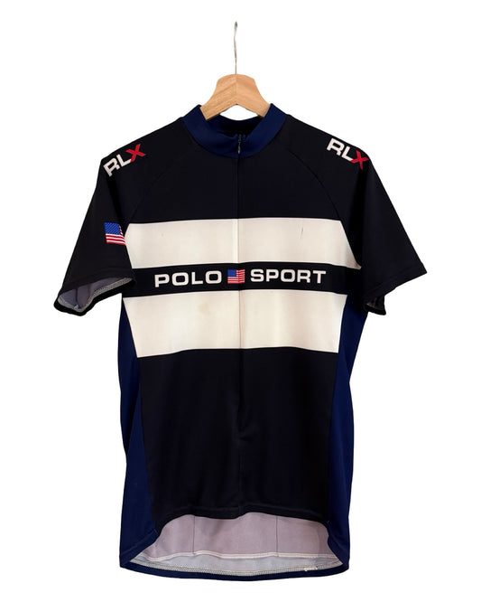 Vintage 90s Polo Sport Cycling Biking Shirt
