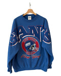 Vintage 90s Rare New York Giants Big Print Crewneck