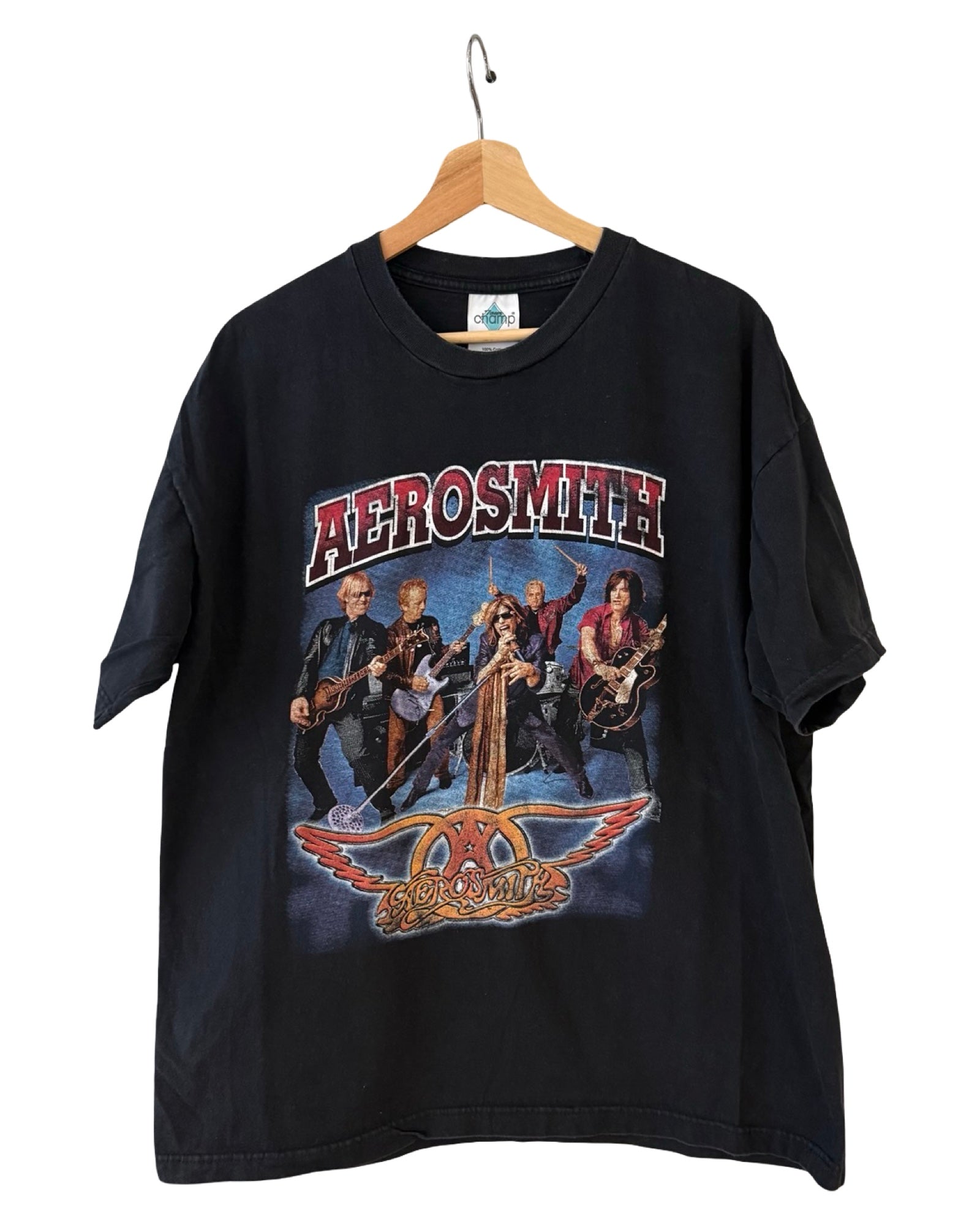 Vintage 2001 Aerosmith Just Push Play Tour Tee