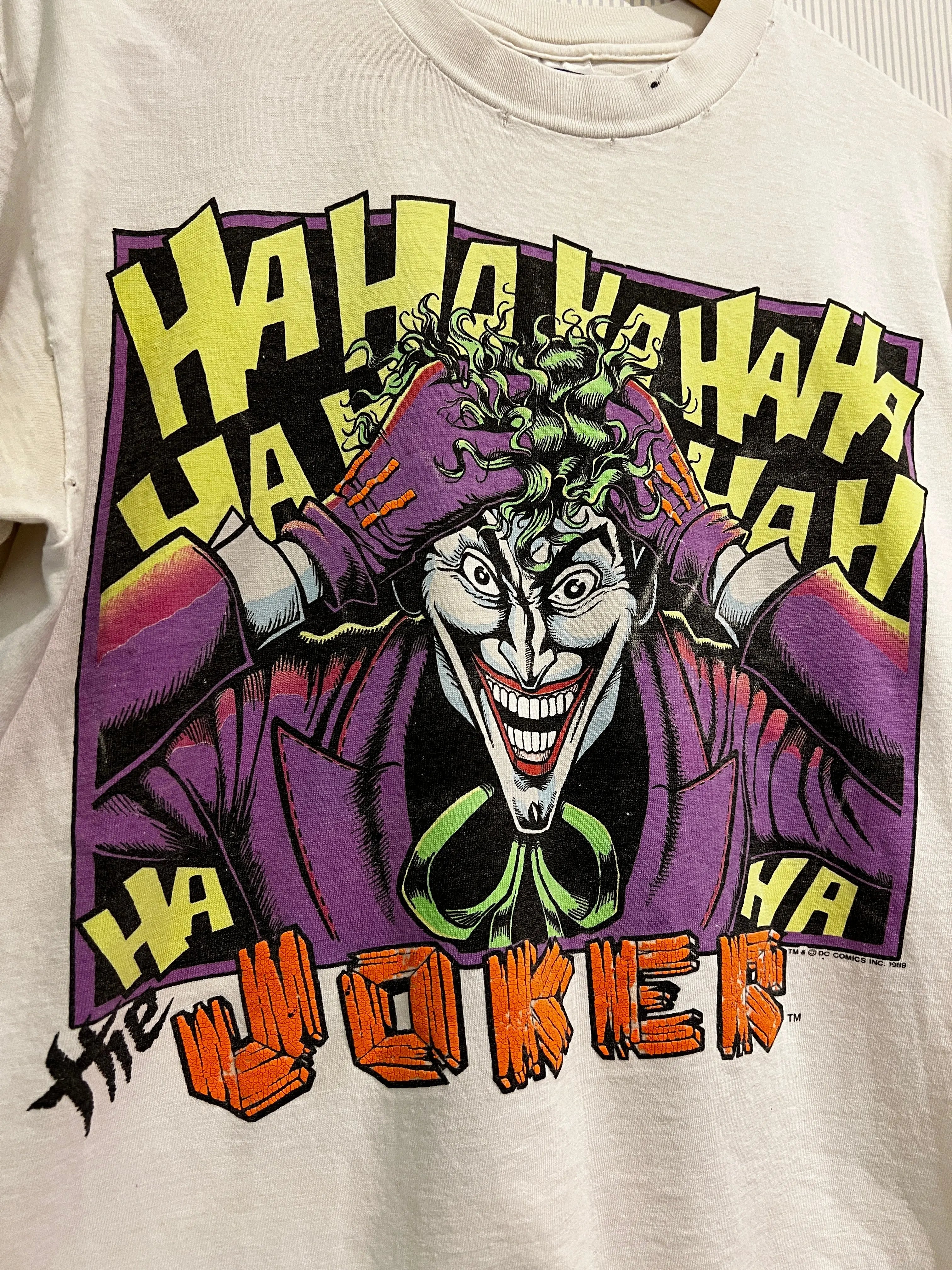 Vintage 1989 The Joker Comics Distressed Tee KIF Vintage