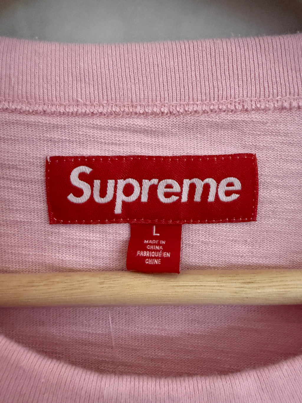 Supreme SMD Pink Cut & Sewn Tee KIF Vintage