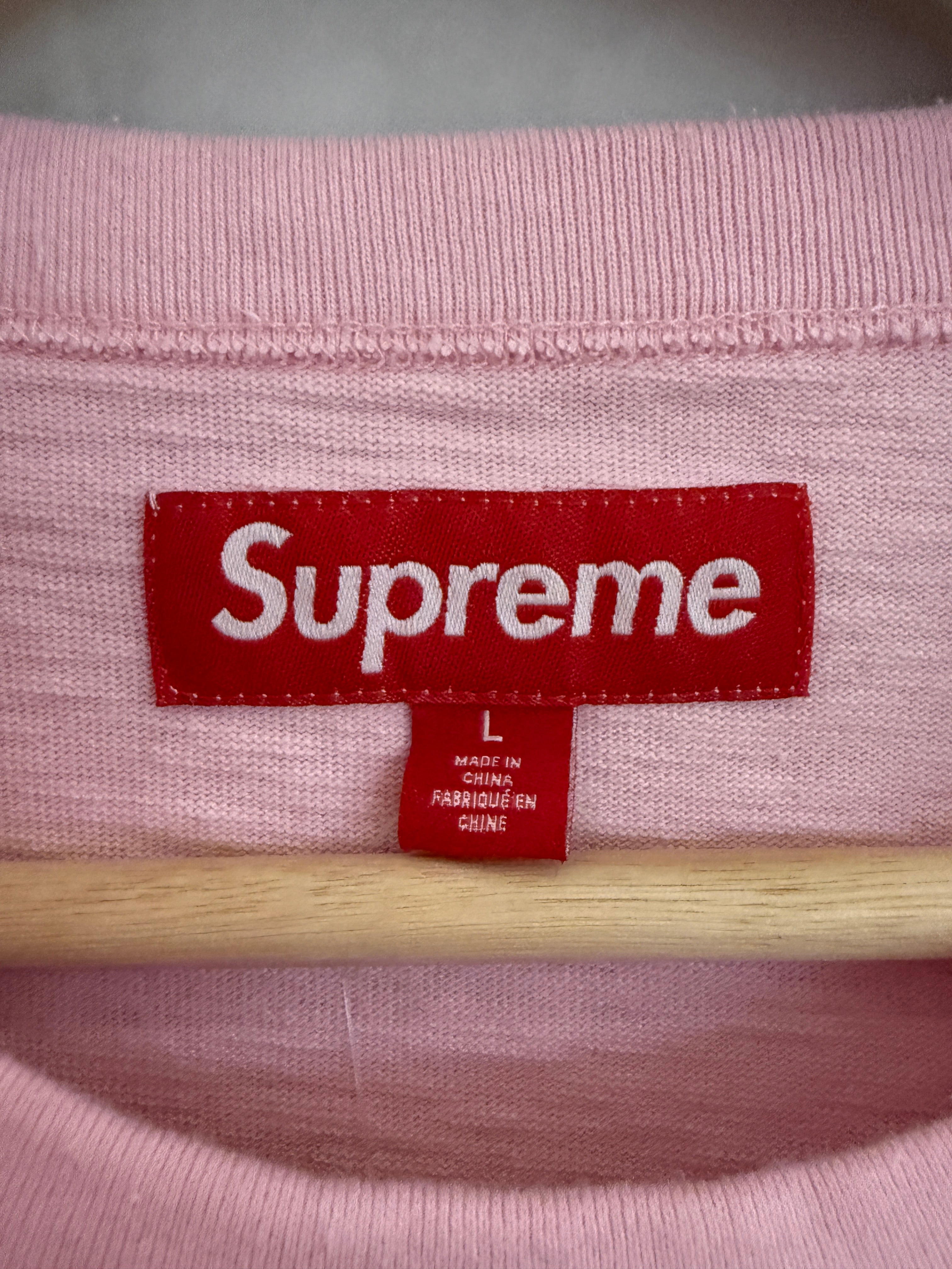 Supreme SMD Pink Cut & Sewn Tee KIF Vintage