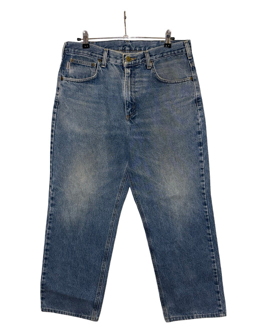 34 x 30 Vintage Carhartt Blue Denim Jeans
