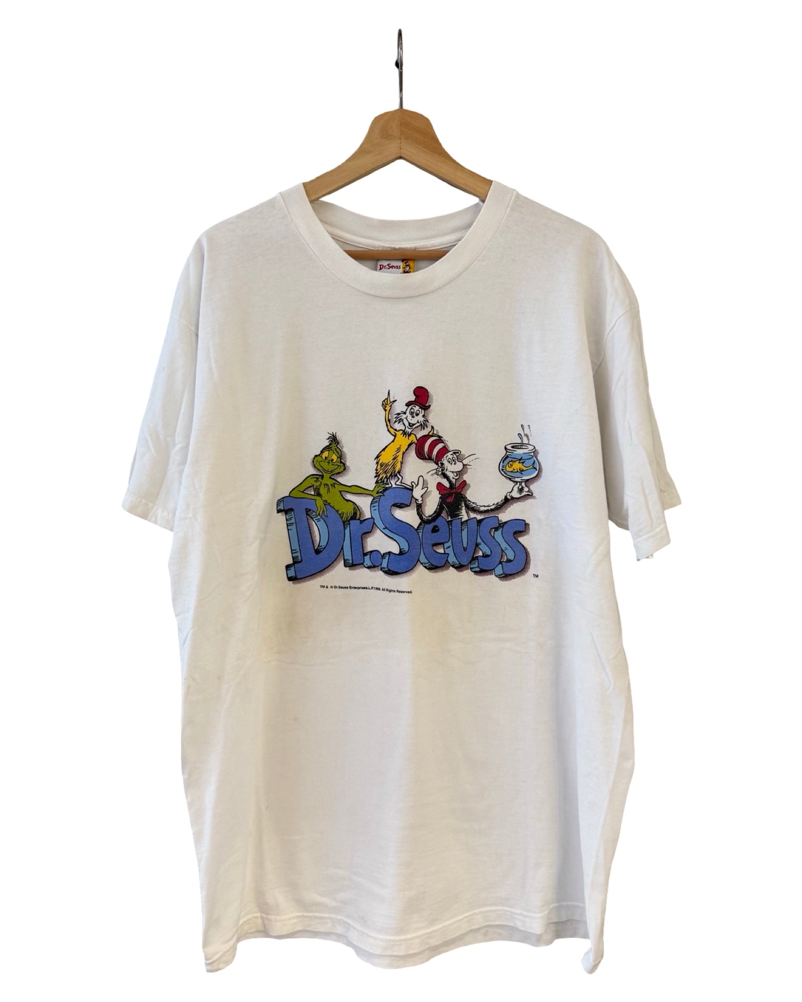 Vintage 1997 Dr Seuss Cat In The Hat Promo Tee