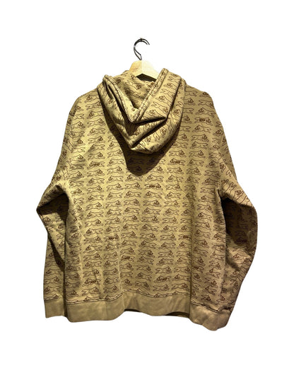 y2k BBC x HUF All Over Print Full Zip Up Hoodie