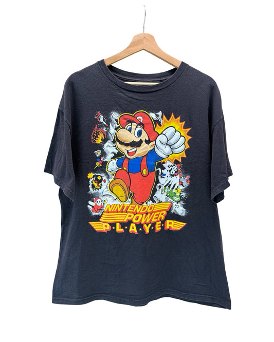 Vintage 2003 Nintendo Player Power Mario Promo Tee