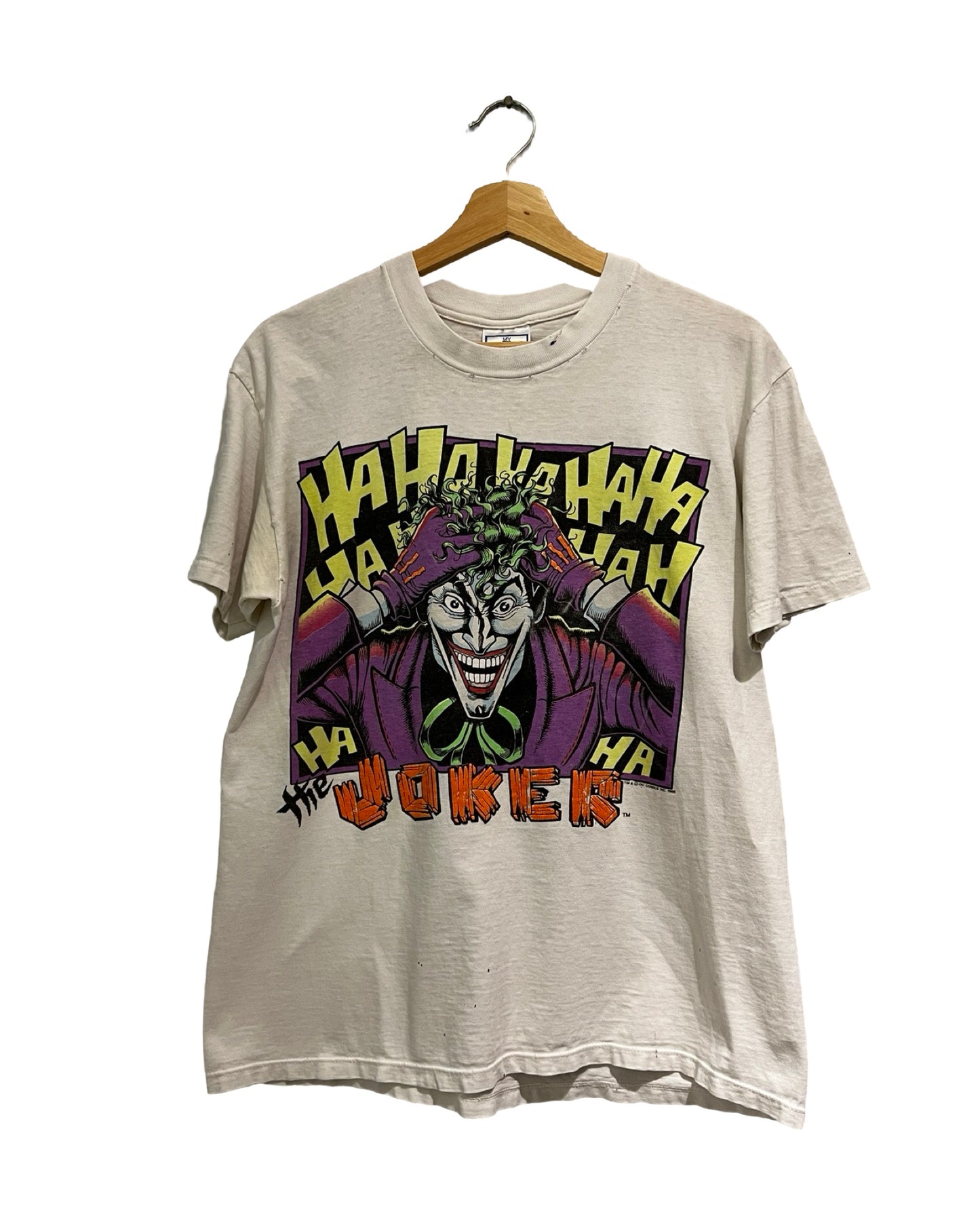 Vintage 1989 The Joker Comics Distressed Tee