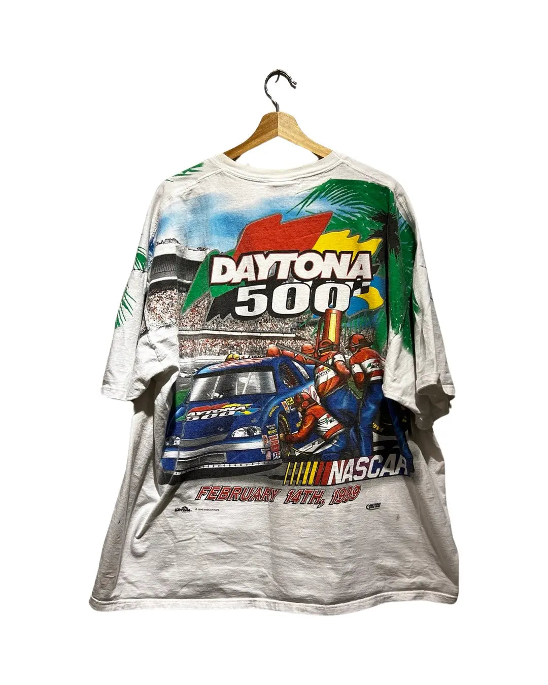Vintage 1999 Nascar Daytona 500 All Over Print Tee KIF Vintage