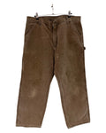Pantalones Carhartt de carpintero marrones, vintage, 36 x 30