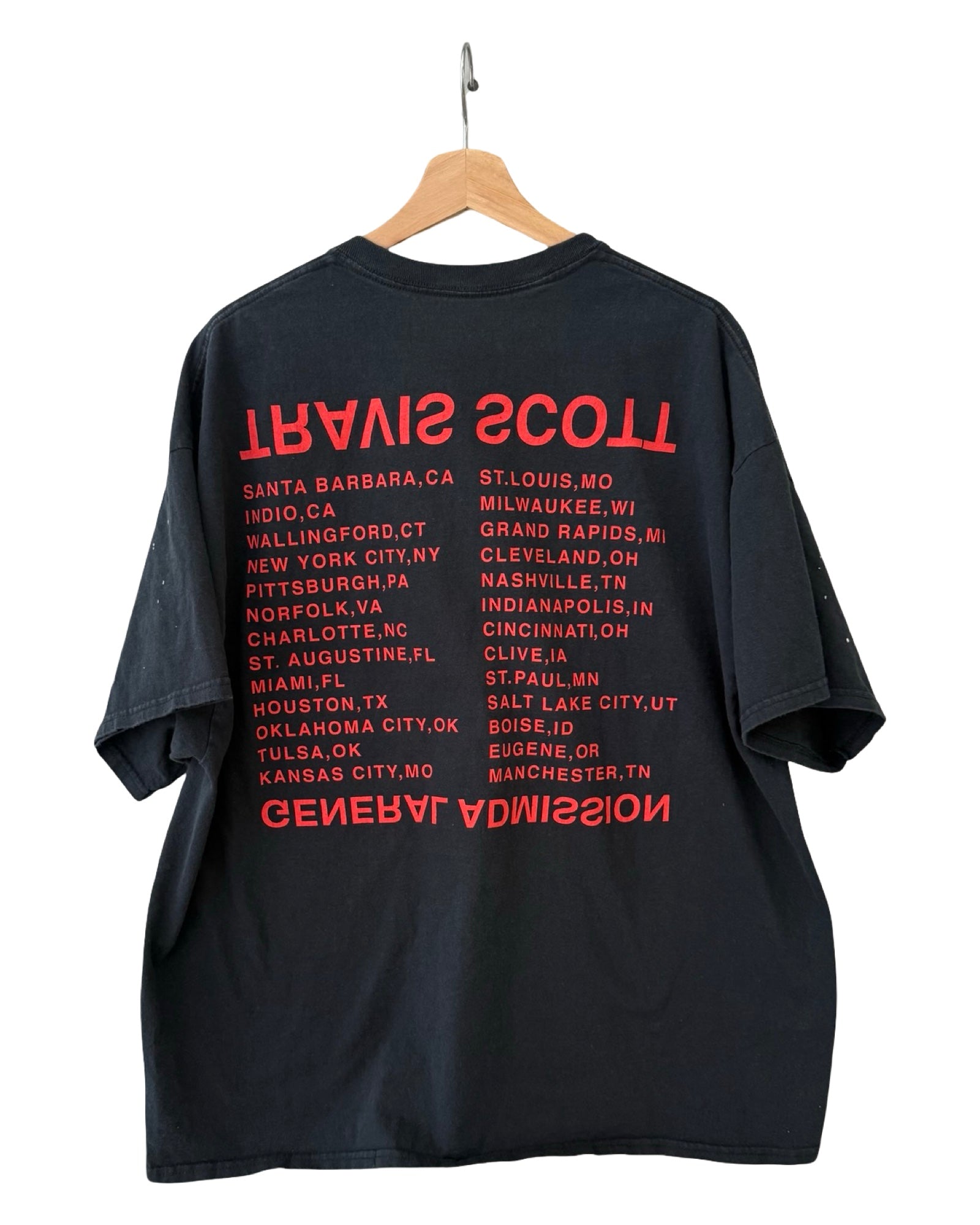 Travis Scott Birds Eye View Tour Tee