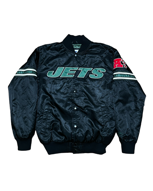 Vintage 90s New York Jets Starter Satin Jacket