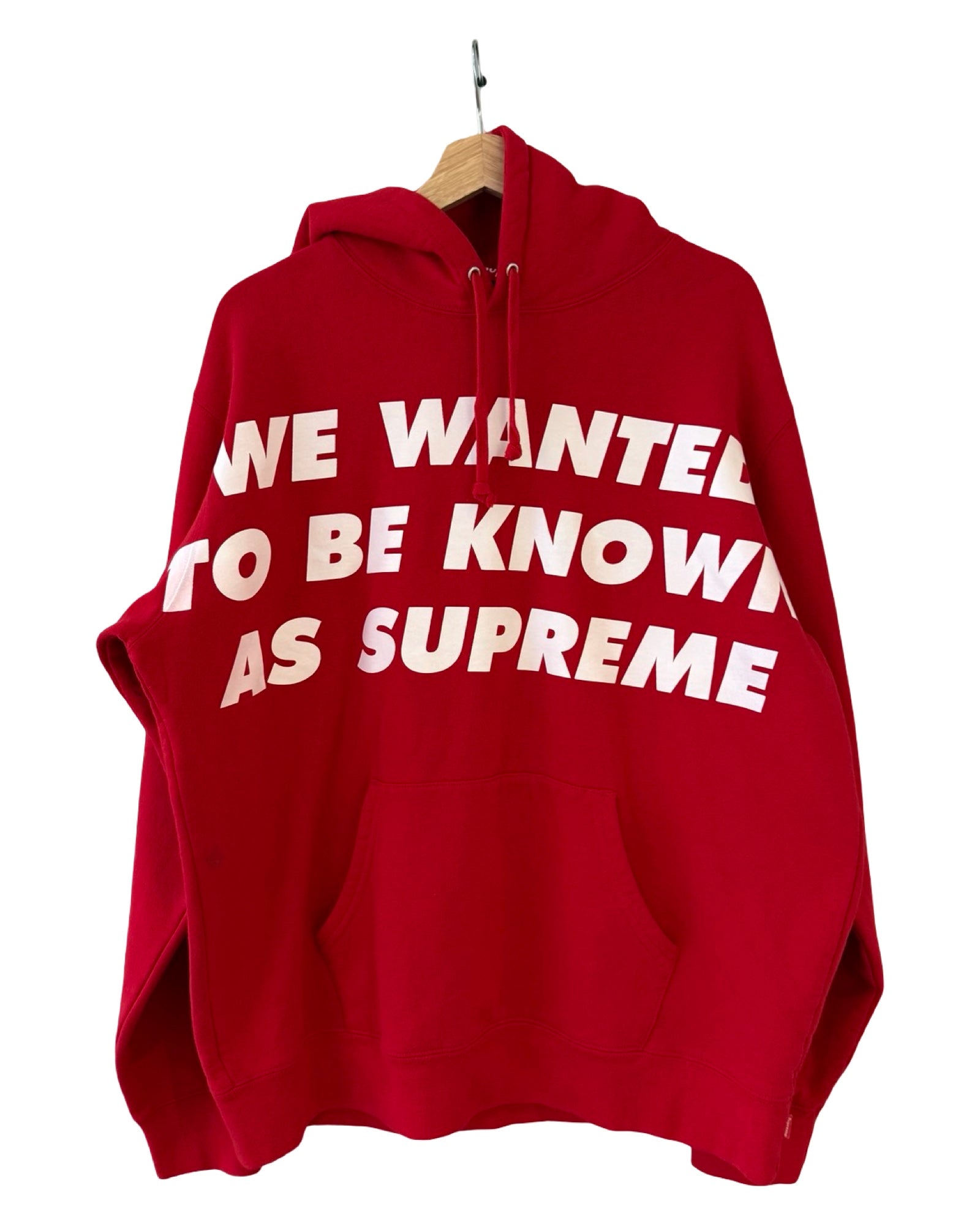 2020 Supreme We Wanted To Be Known Asフーディー