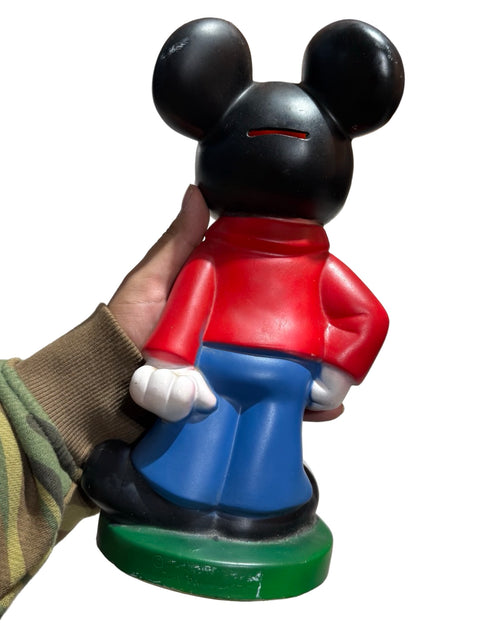 Vintage 70s Disney Mickey Mouse Figure Piggy Bank
