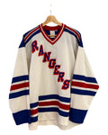 Vintage 90s New York Rangers Made In USA NHL Hockey Jersey