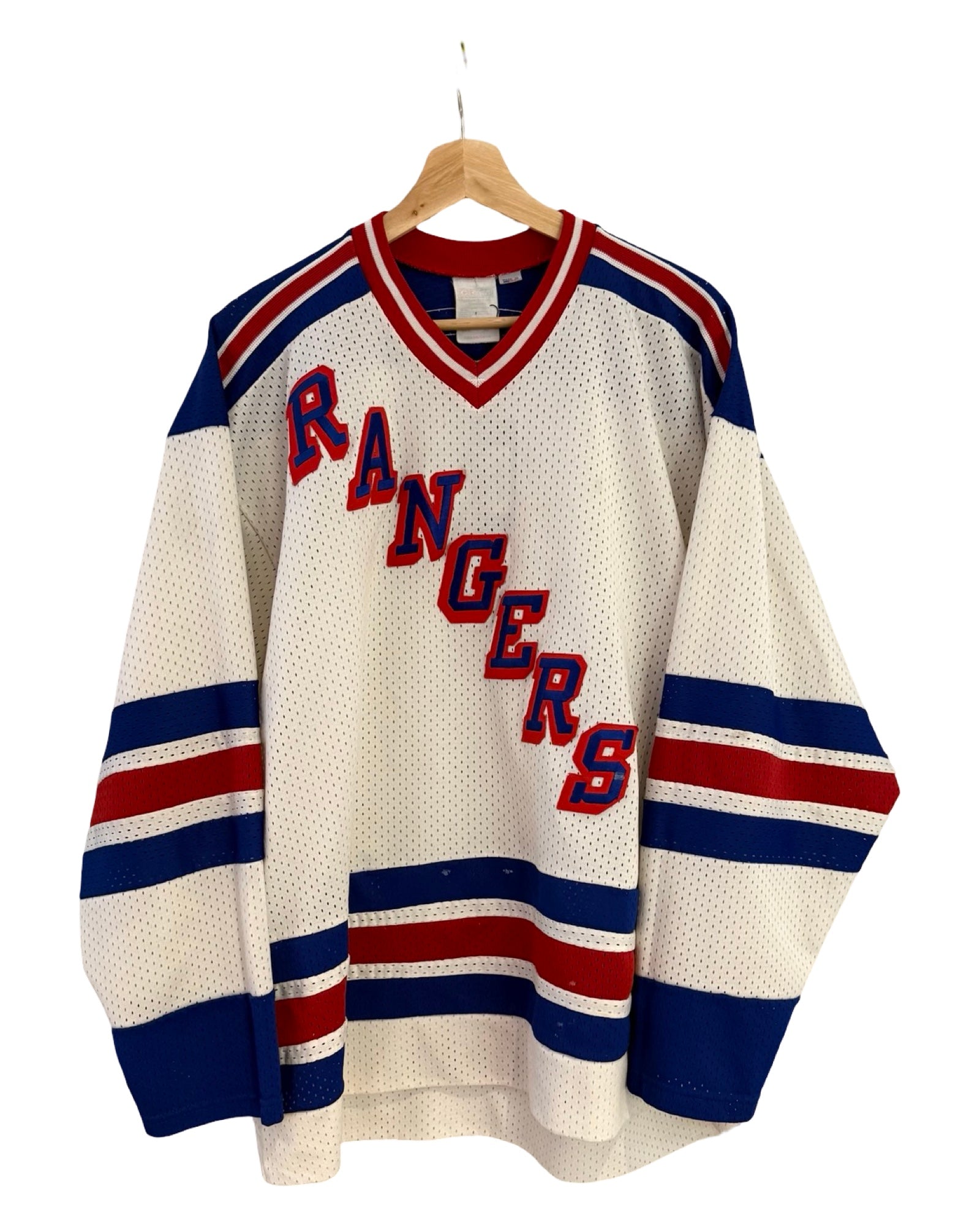 Vintage 90s New York Rangers Made In USA NHL Hockey Jersey