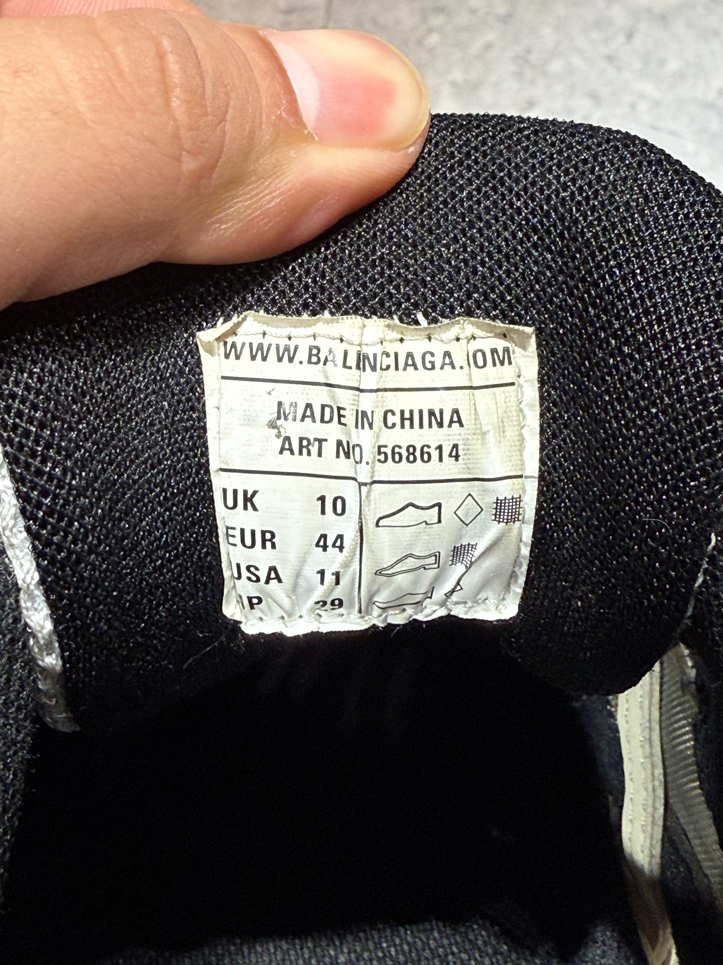 Balenciaga Track 2 Beige White Black Runners Sneakers