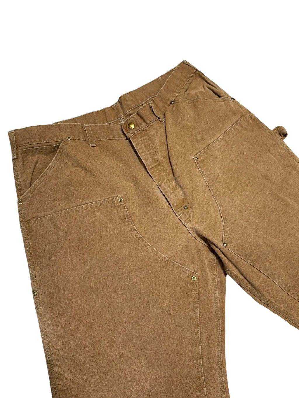 90s Carhartt Tan Double Knee Pants size 42 KIF Vintage