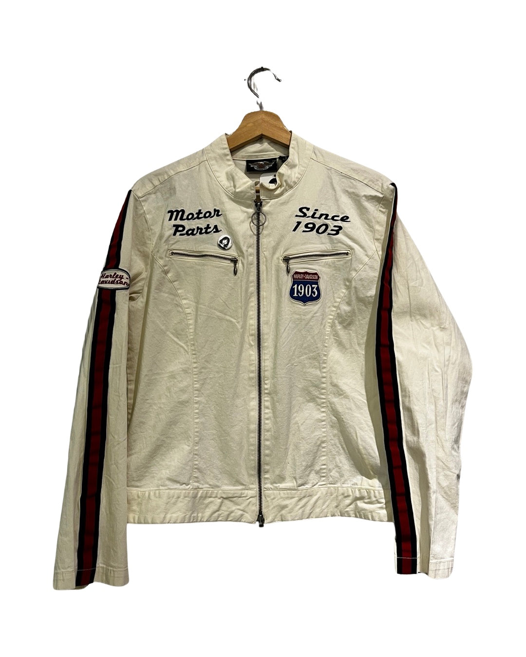 BJ y2k Harley Davidson Motorparts Light Jacket