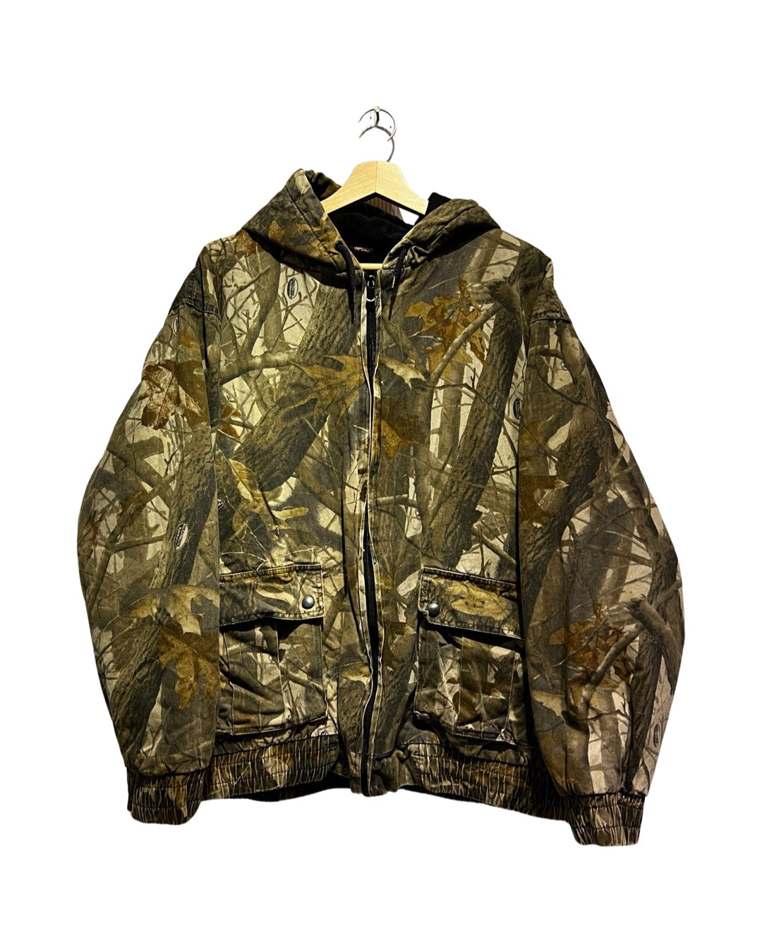 Vintage Ridge Real Tree Camo Bomber Jacket