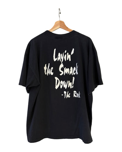 Vintage 1998 WWF The Rock Layin' The Smackdown Tee