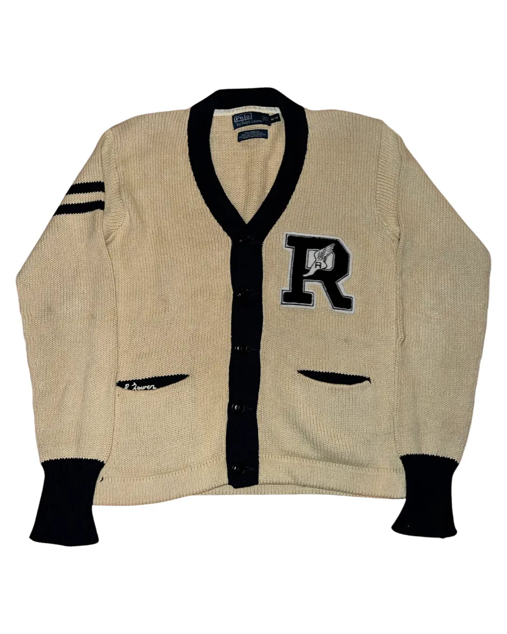 Vintage Ralph Lauren P-Wing Rugby Cardigan KIF Vintage