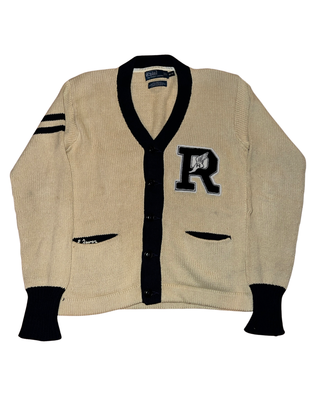 Vintage Ralph Lauren P-Wing Rugby Cardigan