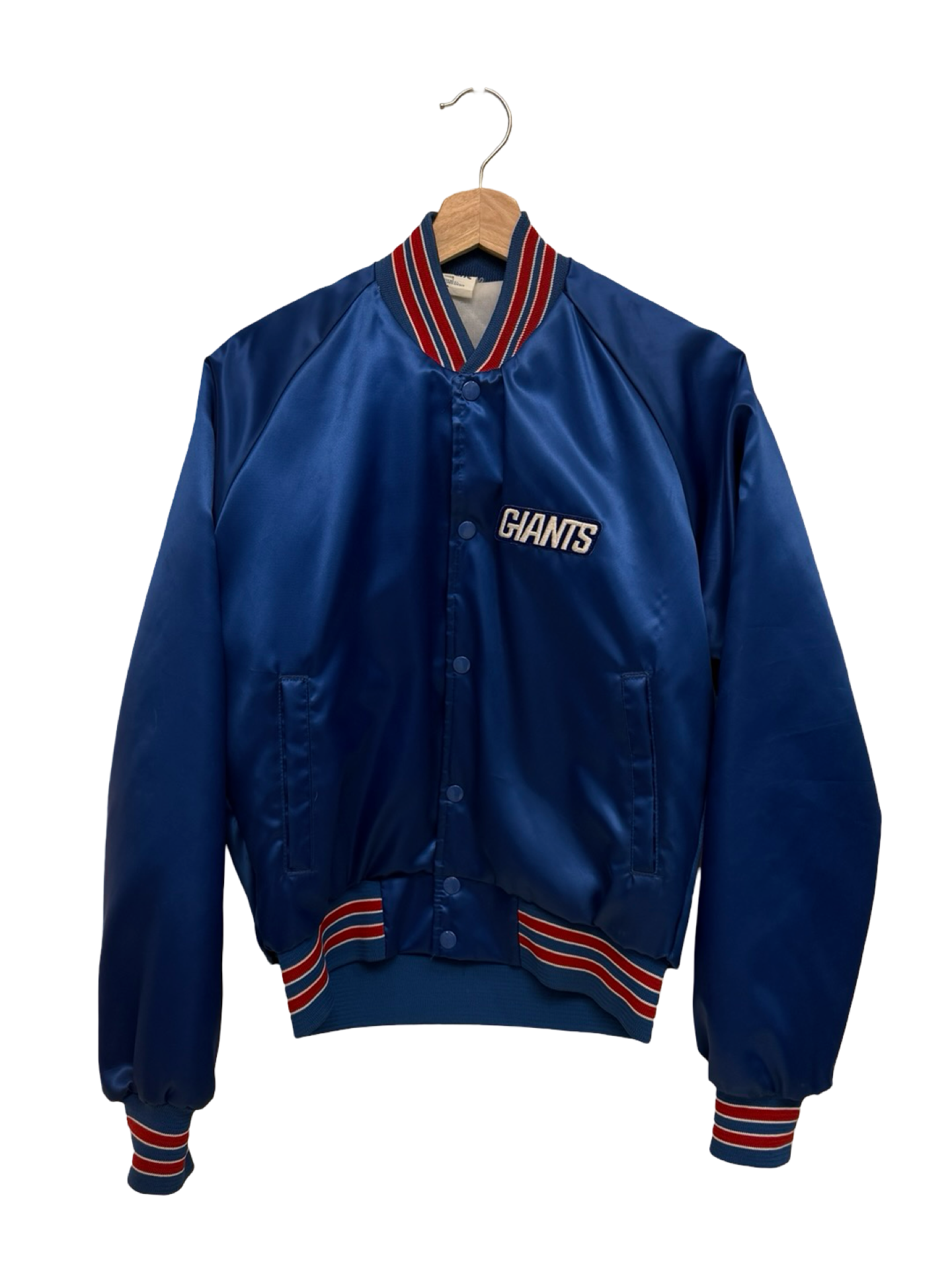 Vintage 80s New York Giants Satin Chalkline Jacket