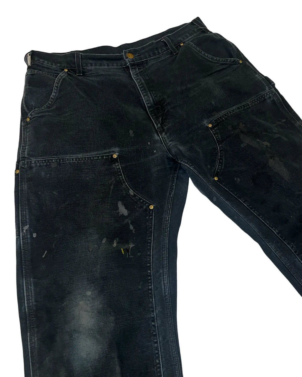 36 x 32 Vintage 90s Carhartt Black Double Knee Pants KIF Vintage