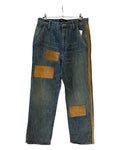 32 x 32 Vintage Sean John Denim Suede Patchwork Jeans