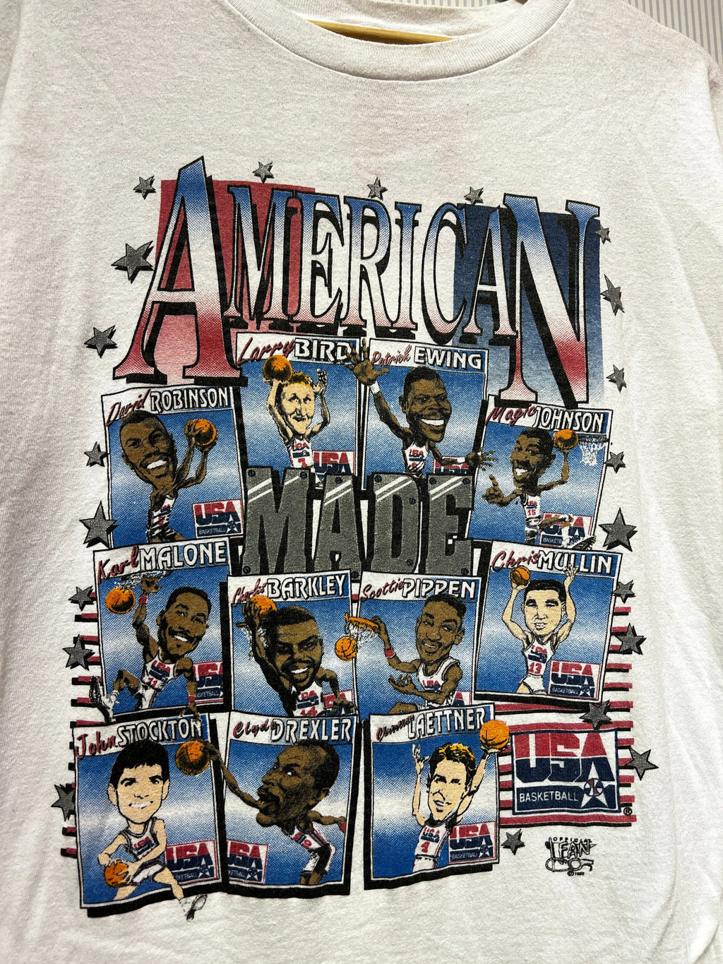 Vintage 1992 USA Dream Team NBA Promo Tee KIF Vintage