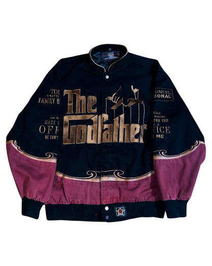 Vintage 90s Rare The Godfather Jeff Hamilton Jacket