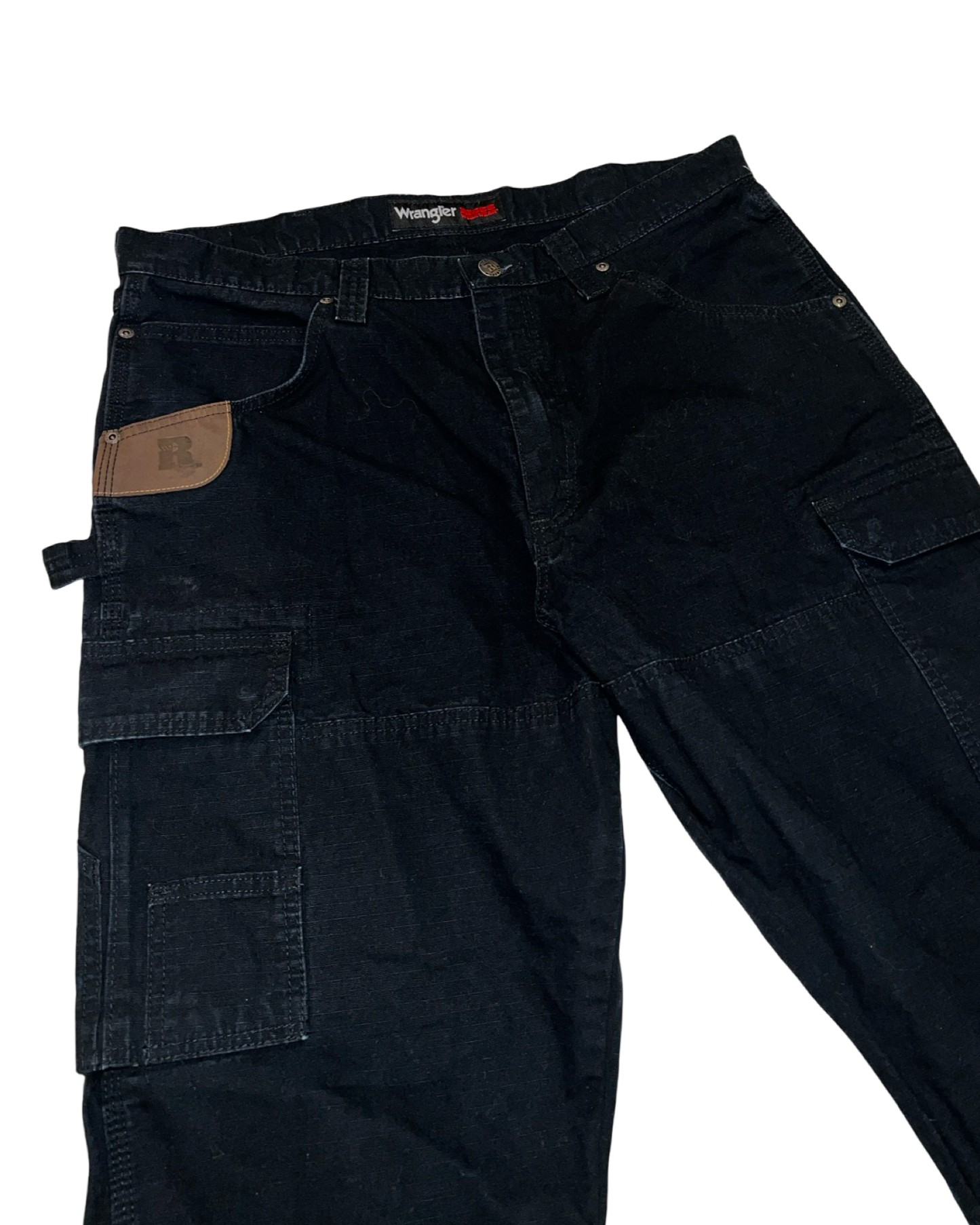 36 x 30 Vintage Wrangler Black Carpenter Pants