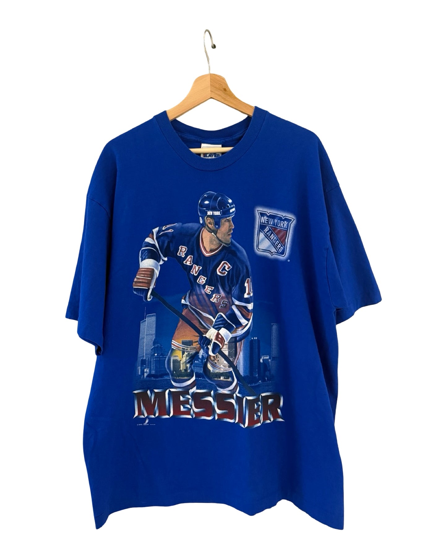 Vintage 1995 New York Rangers Mark Messier Pro Player Tee