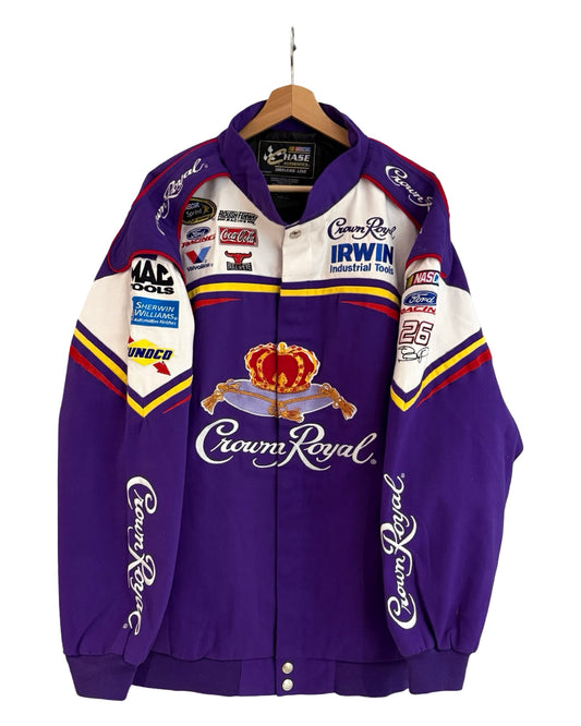 Vintage NASCAR Crown Royal Racing Jacket