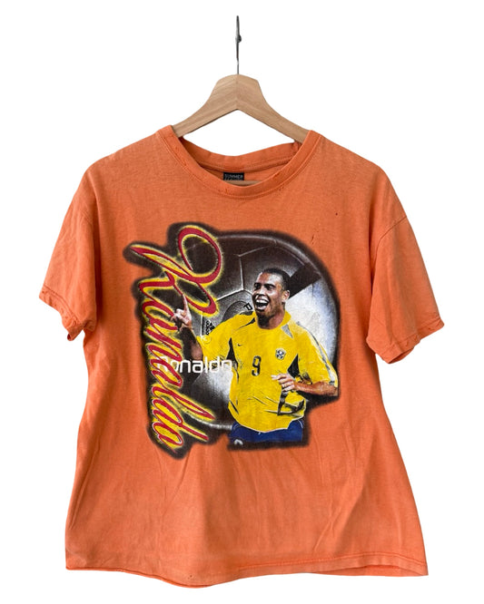 Vintage 90s Ronaldo Nazario Soccer Tee
