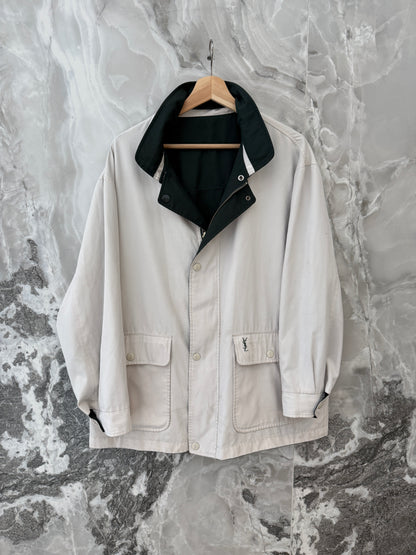 Vintage 90s YSL Yves Saint Laurent Reversible Windbreaker