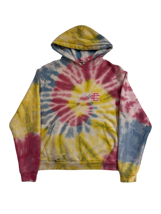 Archive Eric Emanuel Oversized Tie Dye Pink Hoodie