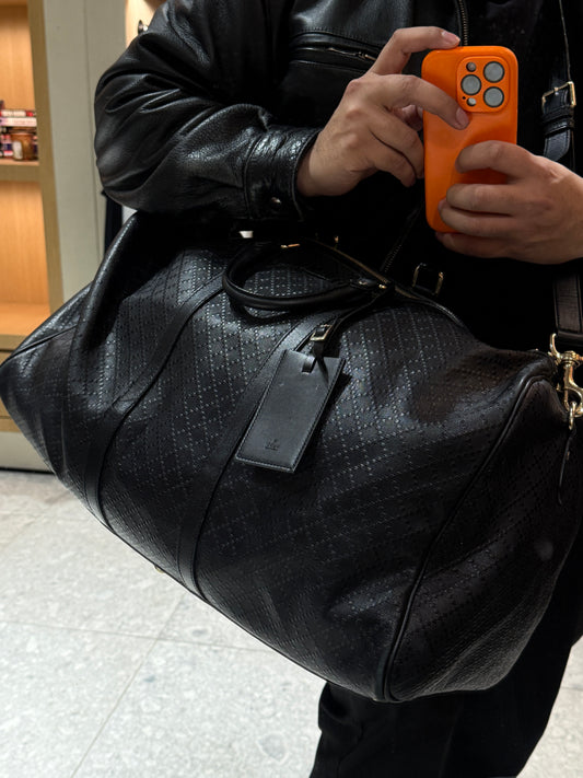 Gucci Diamante Calf Leather Duffle Bag