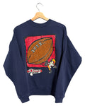 Sudadera de cuello redondo de fútbol deportivo Disney vintage de los 90