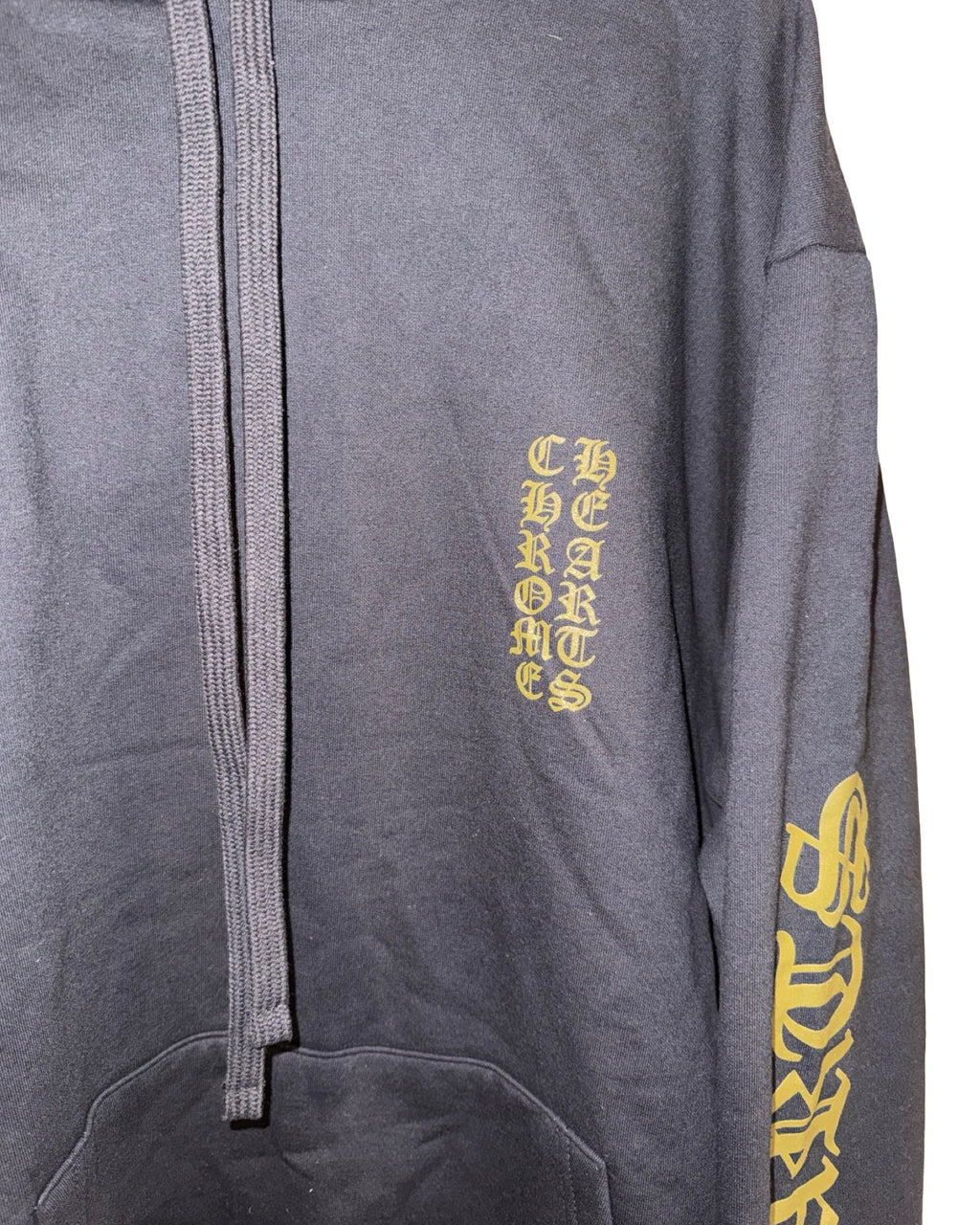 Chrome Hearts Black & Army Green Logo Hoodie KIF Vintage