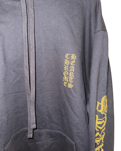 Chrome Hearts Black & Army Green Logo Hoodie