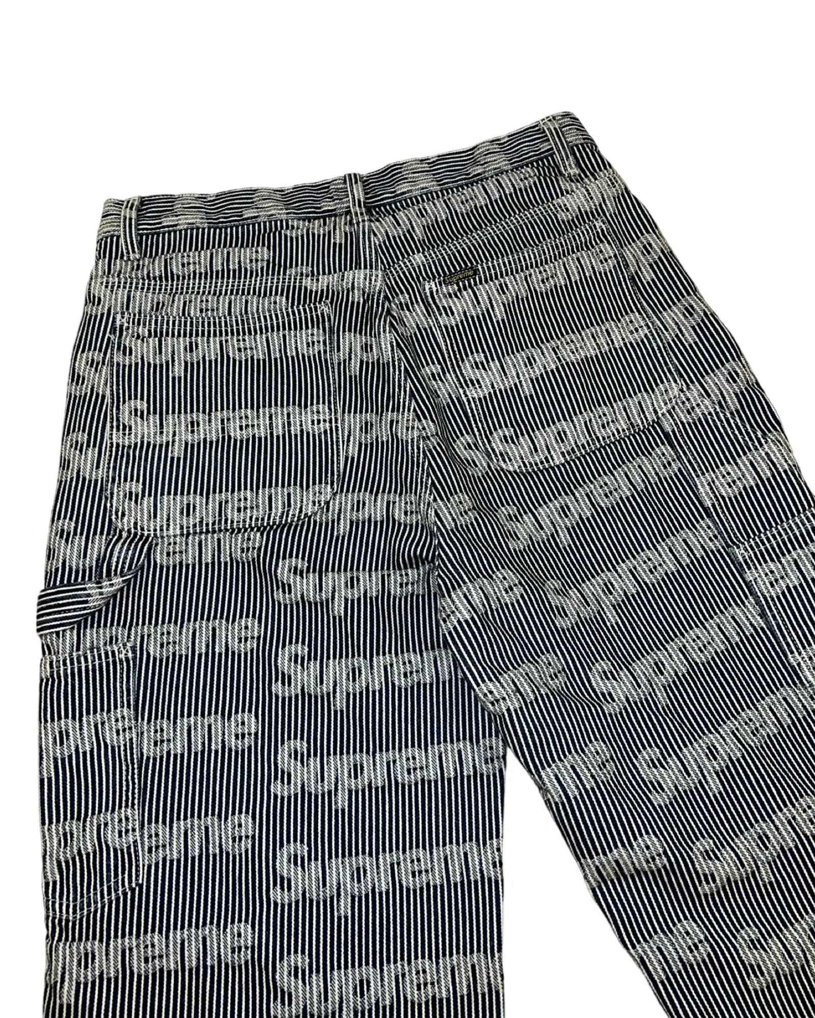 30 x 30 Archive SS/24 Supreme Denim Painter Striped Pants KIF Vintage