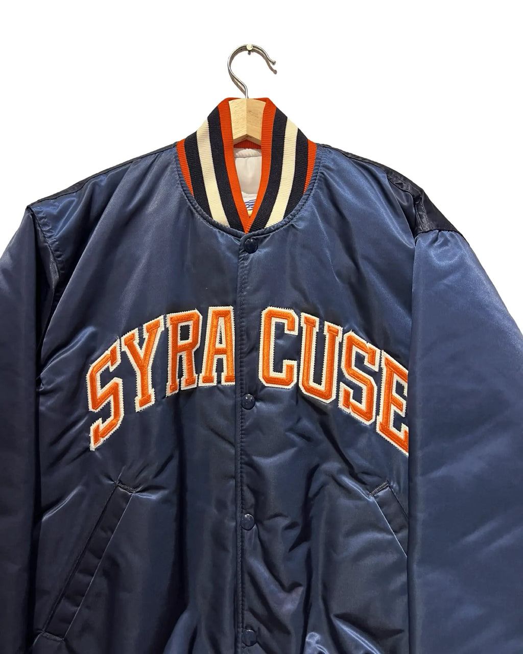 Vintage DS 80s Syracuse University Starter Satin Jacket KIF Vintage