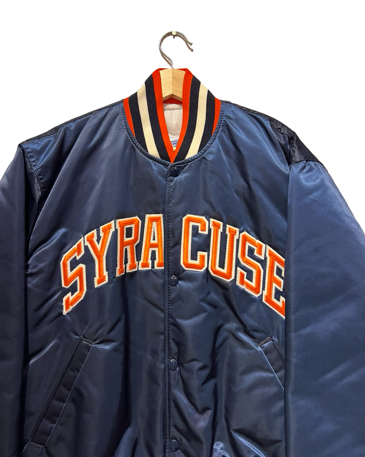 Vintage DS 80s Syracuse University Starter Satin Jacket